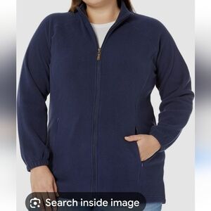 Blue Zip Fleece Pullover / Size 2X / NWOT